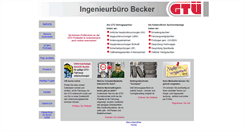 Desktop Screenshot of becker-gtue.de