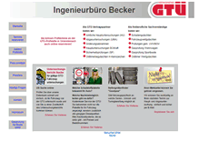 Tablet Screenshot of becker-gtue.de